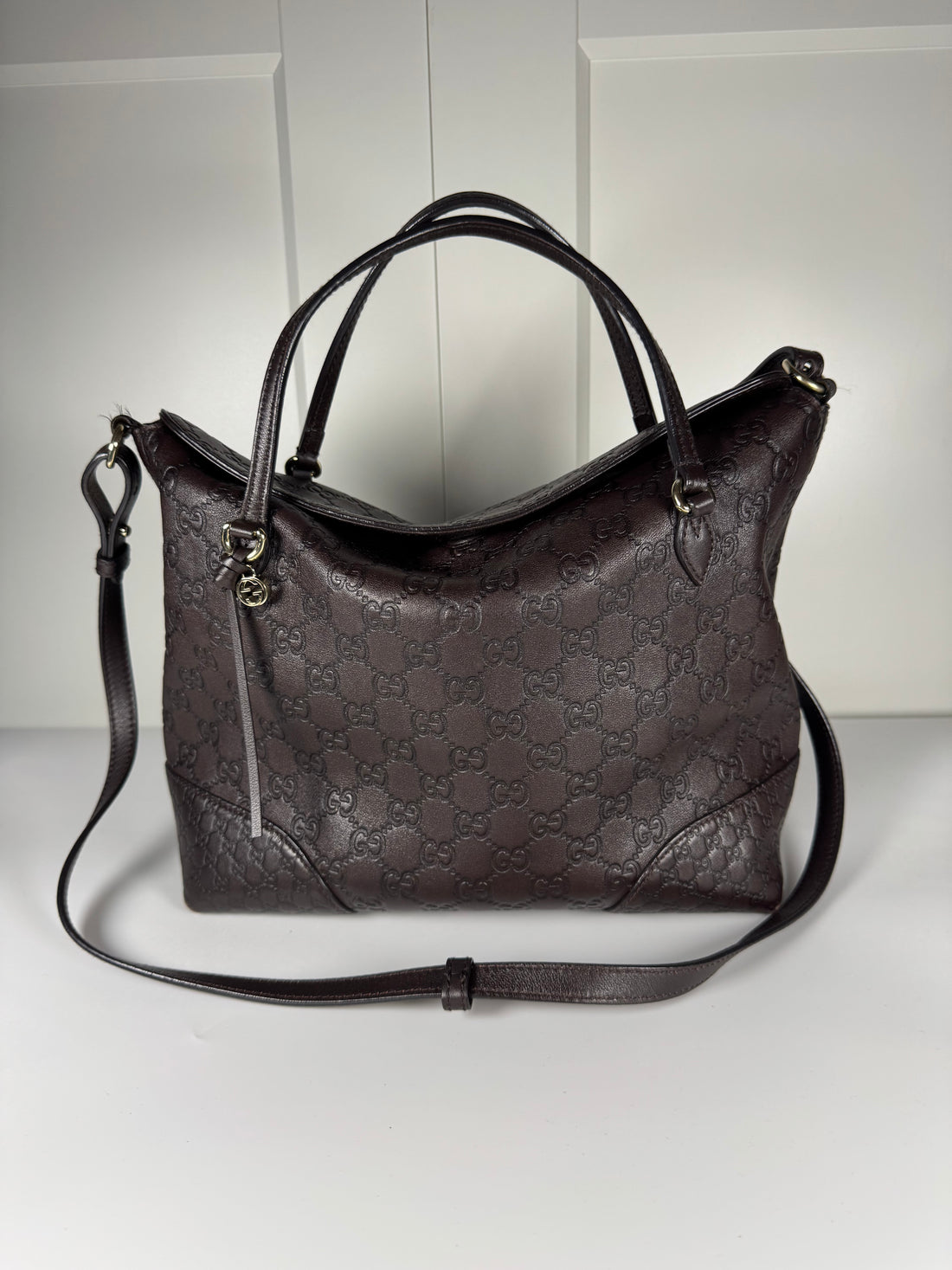 Gucci Guccissima Bree Satchel handbag