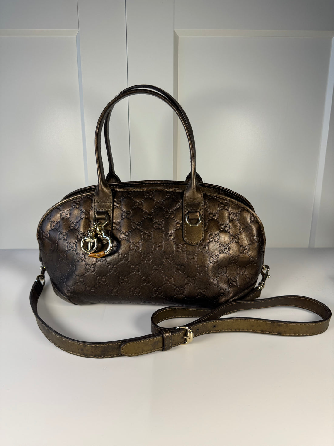 Gucci Guccissima Handle Bag