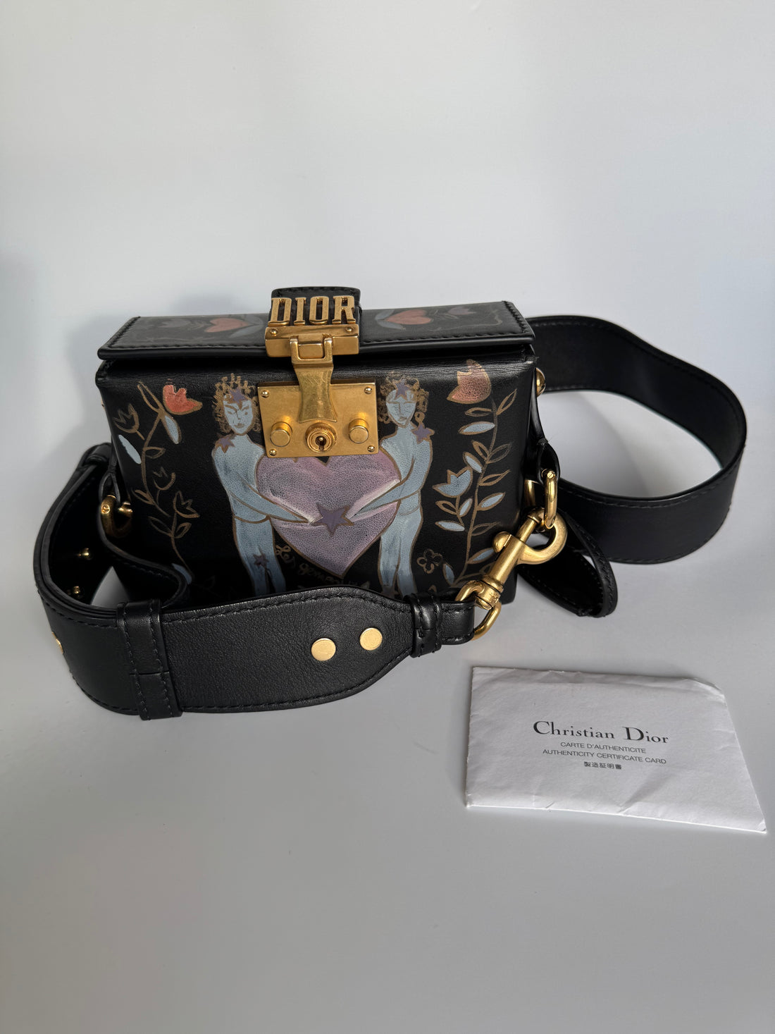 2017 Dior LockBox Zodiac Limited Edition Shoulder Bag