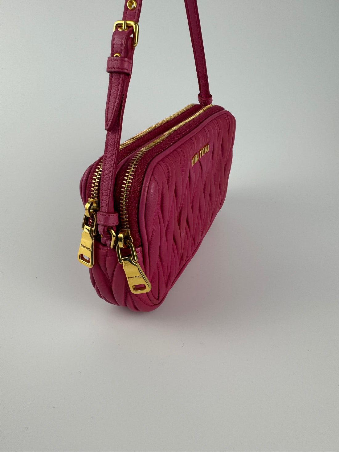 Miu Miu Matelassé Mini Pochette Bag