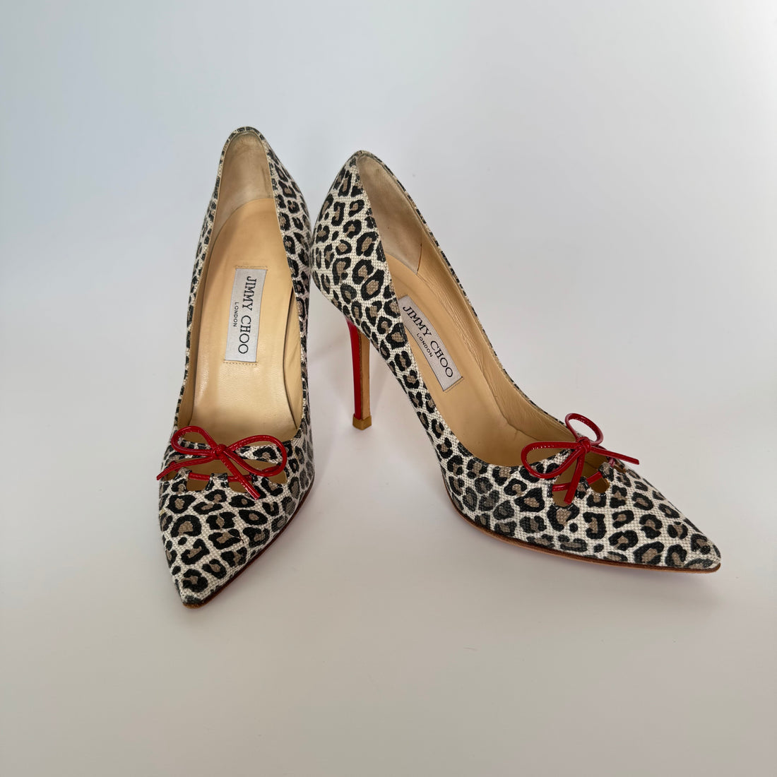 Jimmy Choo Leopard Print Pumps (37.5)