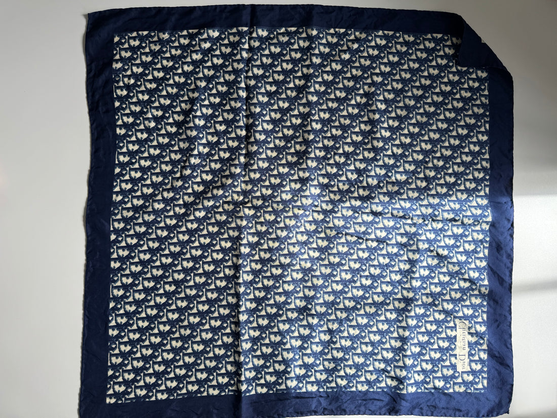 Christian Dior Silk Monogram Scarf