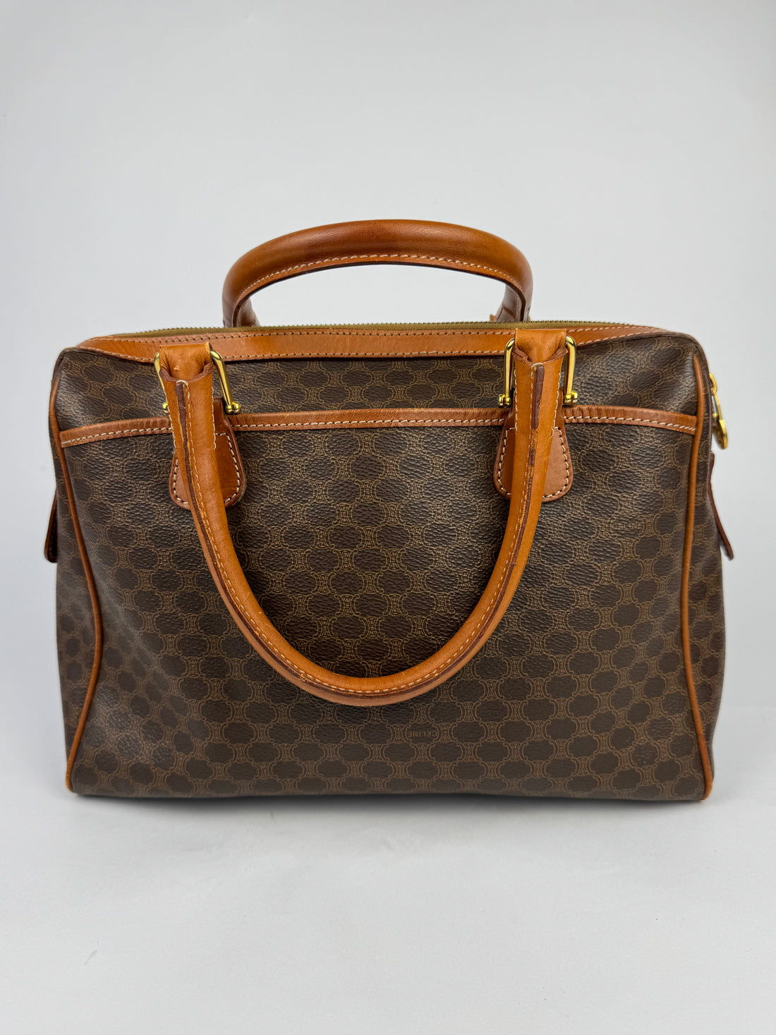 Celine Macadam Mini Boston Bag