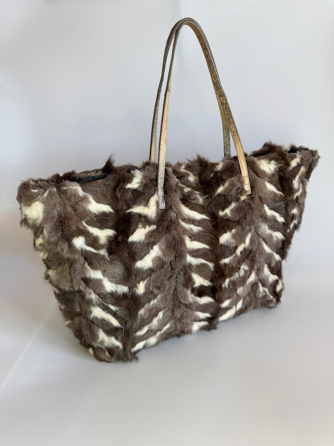Fendi Vintage Fur Tote Bag