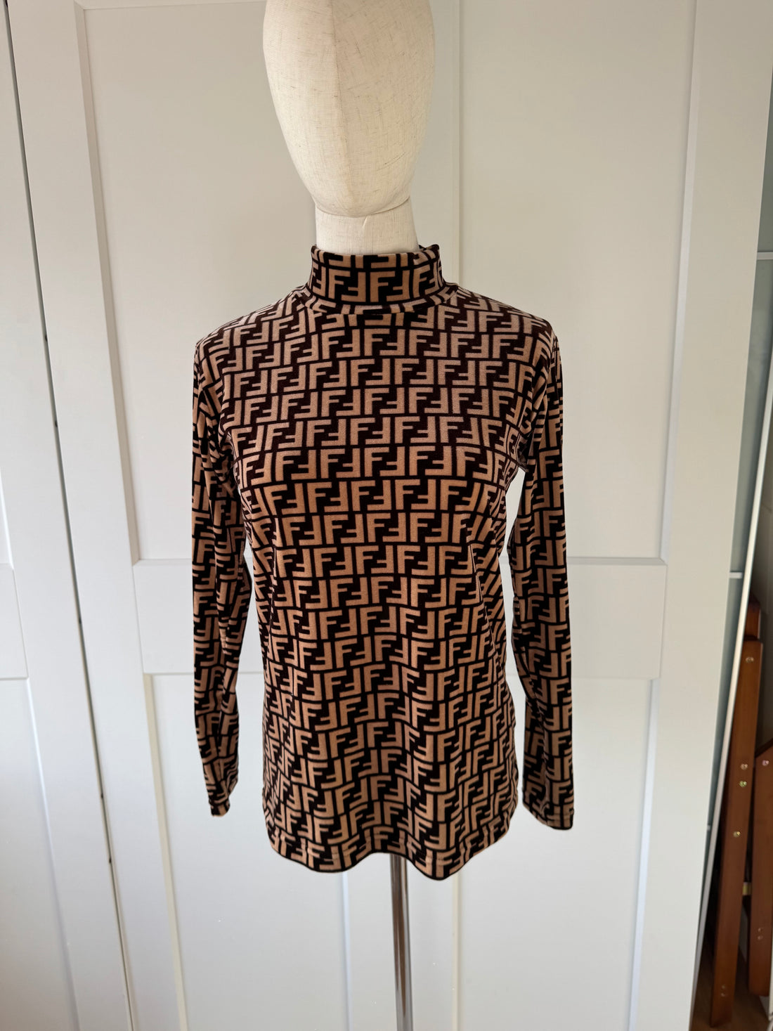 Fendi Zucca Turtleneck Sweater (size 38)