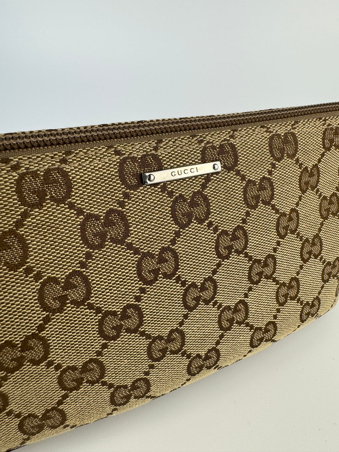 Gucci Vintage GG Canvas Y2K Pochette