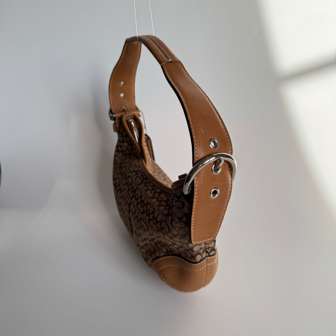 Coach Signature Sufflette leather handbag