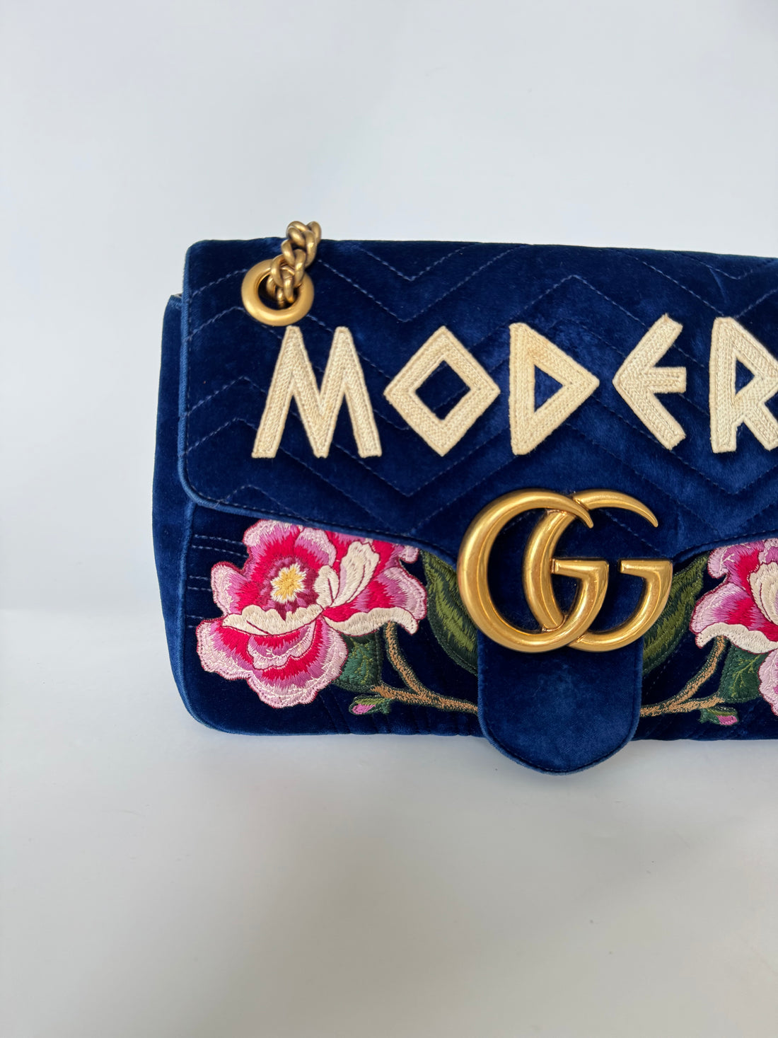 Gucci Pre-Fall 2017 GG Marmont Modern Velvet Bag