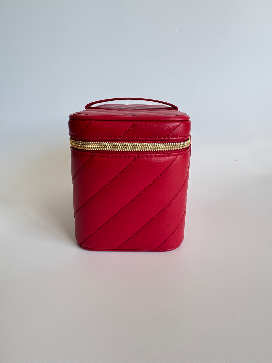 Yves Saint Laurent YSL Beauty Red Quilted Vanity Case