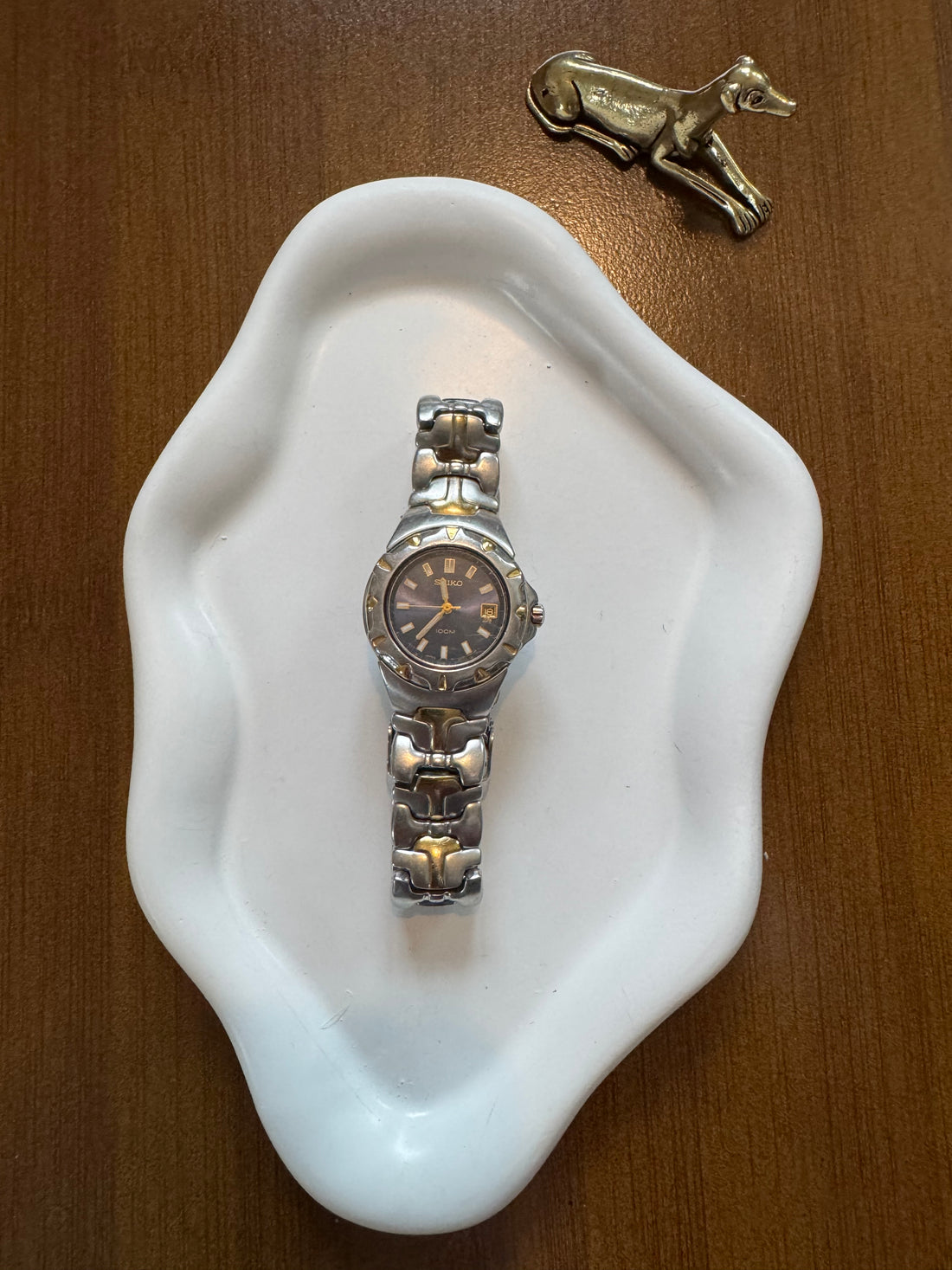 Seiko Two-Tone Petite Classic Watch