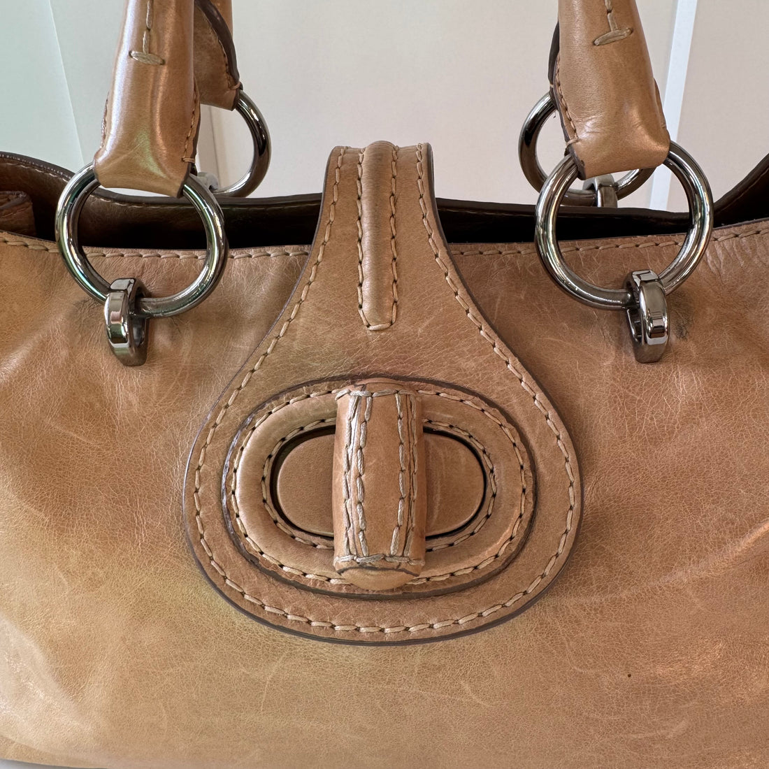 Prada Vitello Shine Turn-Lock Bag