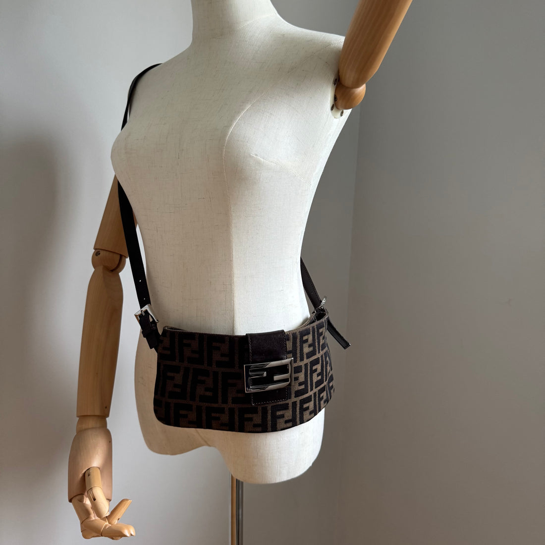 Rare Fendi Baguette cloth handbag