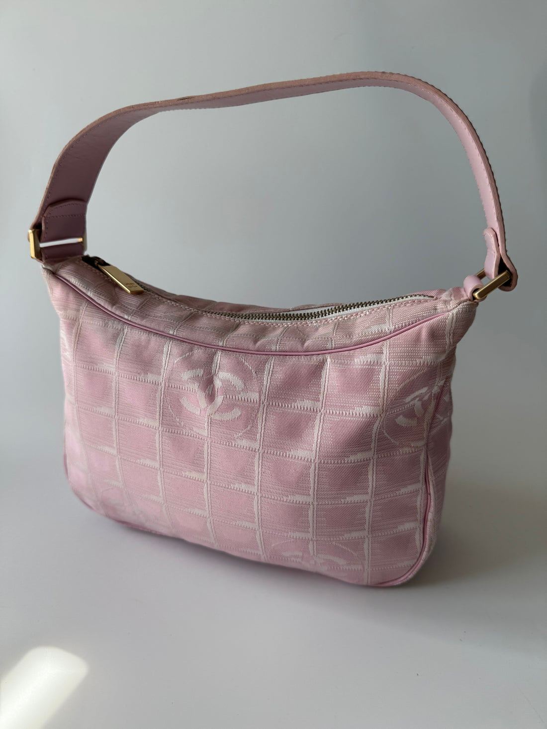 Chanel Pink New Travel Line Shoulder Bag