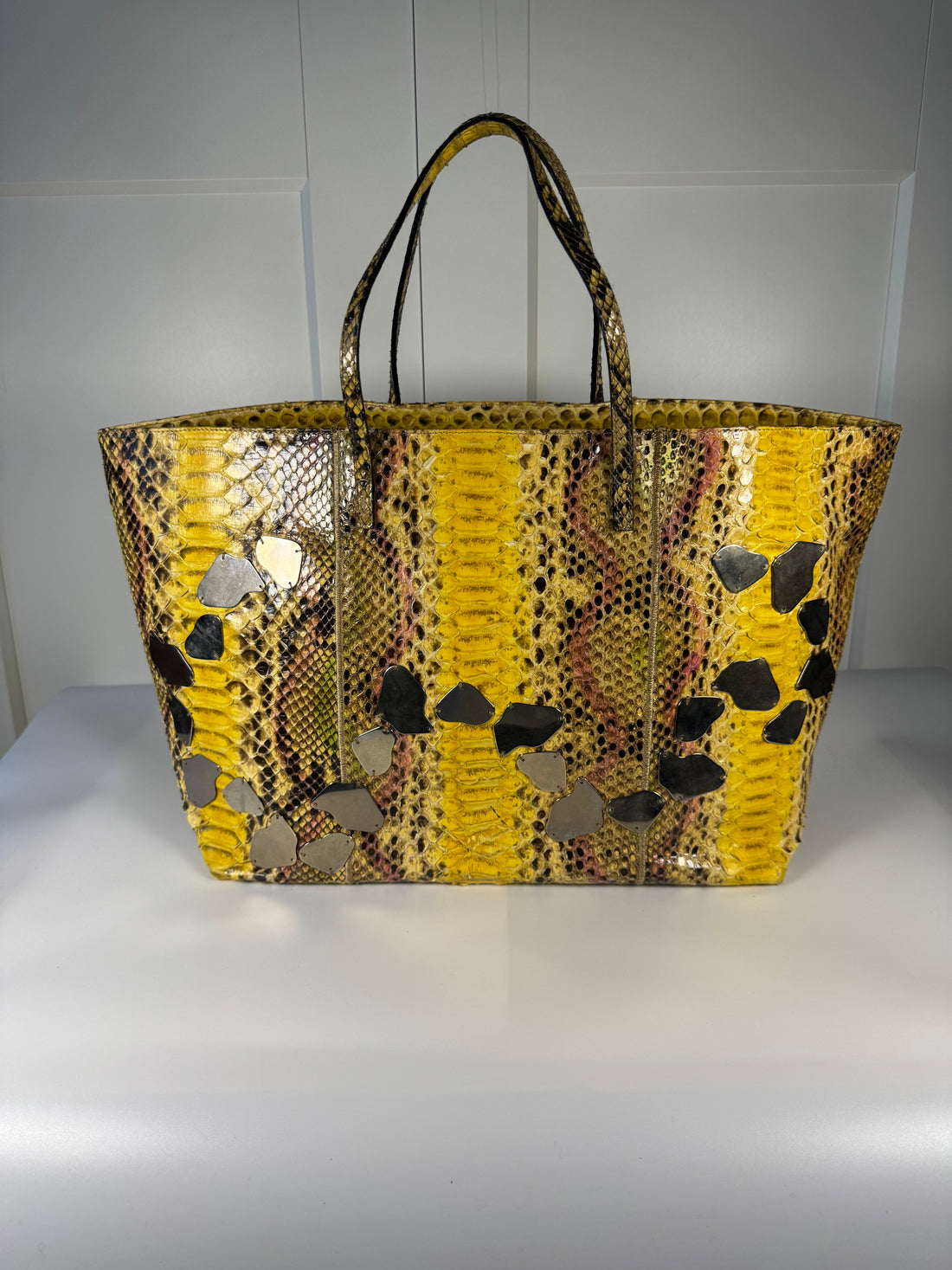 Fendi Python Leather Tote Bag