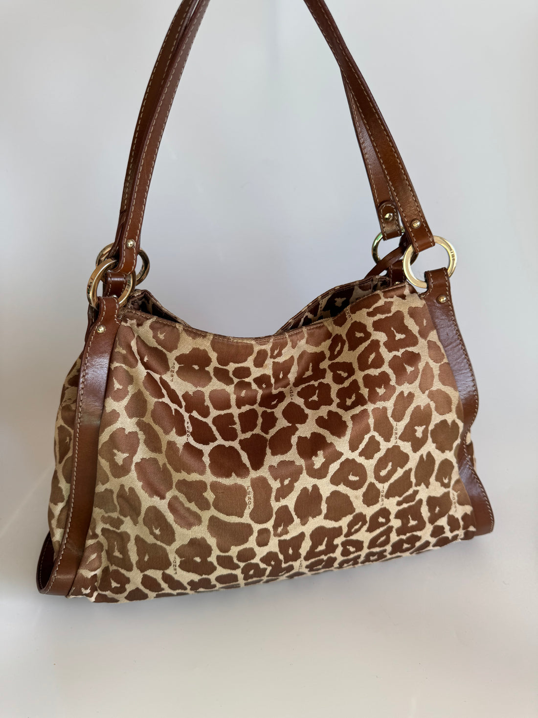 Fendi Leopard Print Shoulder Bag