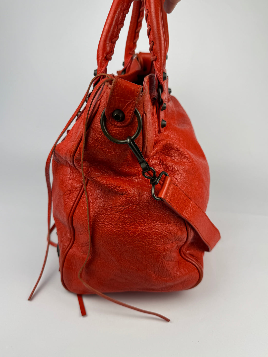 Balenciaga Red Leather City Bag (2015)