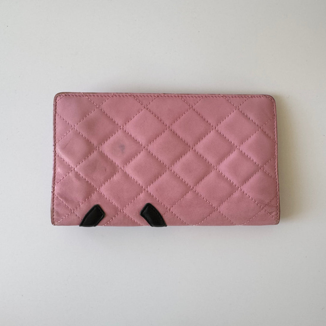 Chanel Cambon Line Wallet – Pink & Black