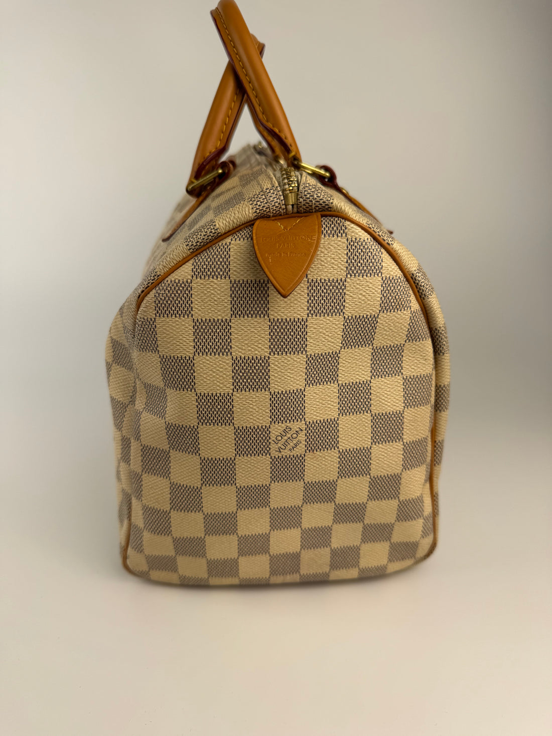 Louis Vuitton Speedy 30 Damier Azur Canvas Handbag (2015)