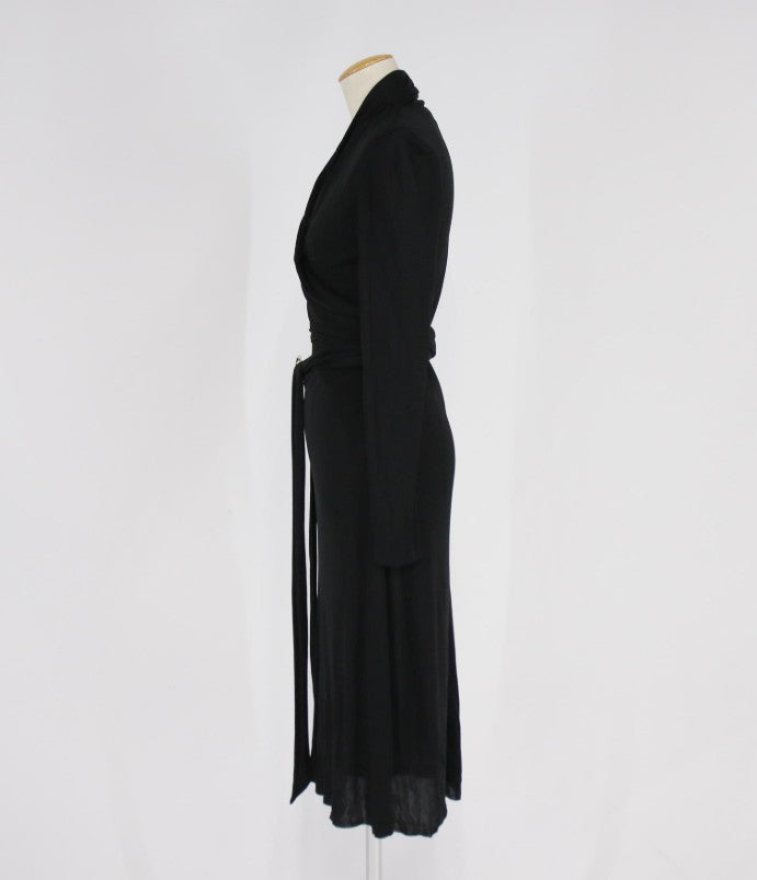 Gucci Knit Wrapped Tie Detail Midi Dress (size 40)